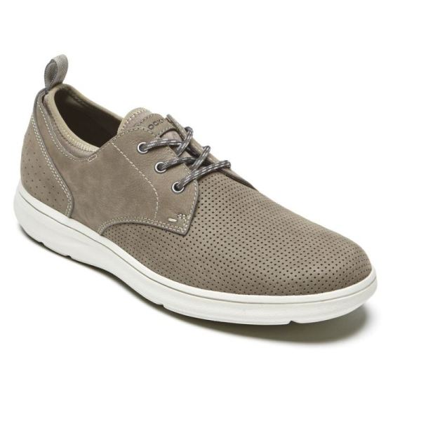 ROCKPORT MEN'S BECKWITH PLAIN TOE OXFORD-OLIVE