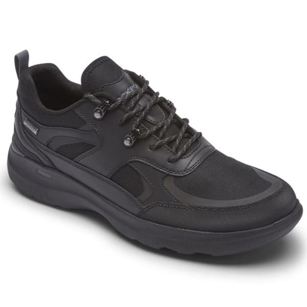 ROCKPORT MEN'S TRUFLEX HYBRID WATERPROOF SNEAKER-BLACK