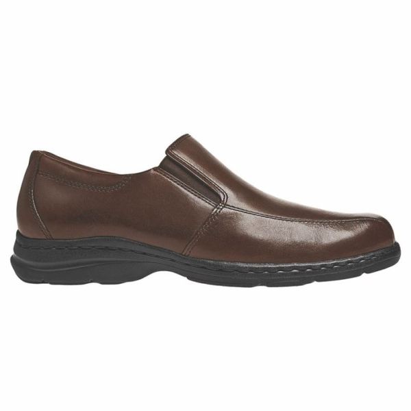 ROCKPORT BLAIR SLIP-ON-BROWN