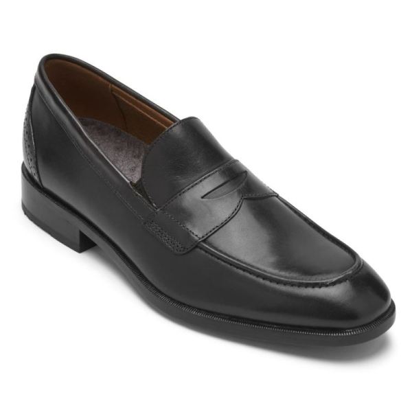 ROCKPORT MEN'S TOTAL MOTION OFFICE PENNY LOAFER-BLACK