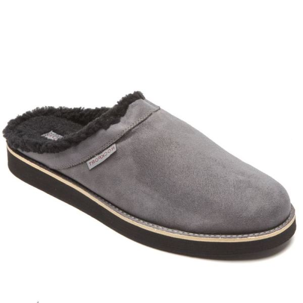 ROCKPORT MEN'S AXELROD SLIDE-GREY