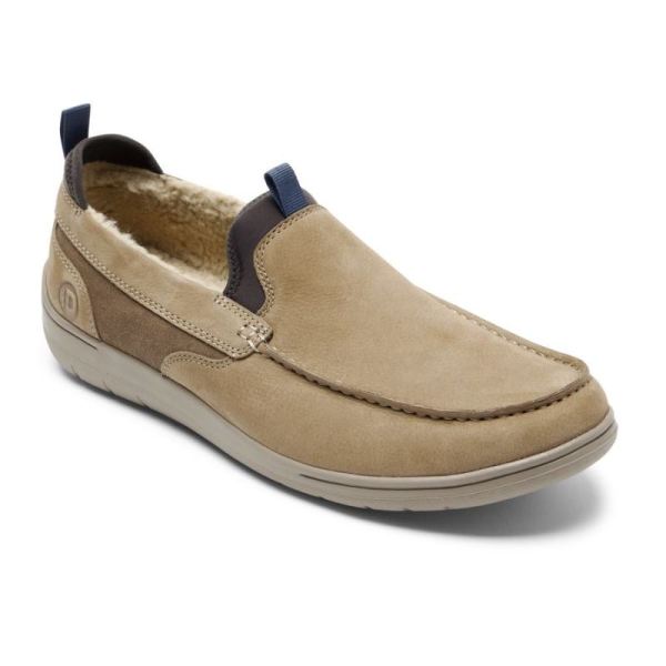 ROCKPORT MEN'S FITSMART SLIPPER-VICUNA