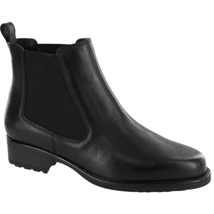 SAS Women's Delaney Ankle Boot-Black Smooth