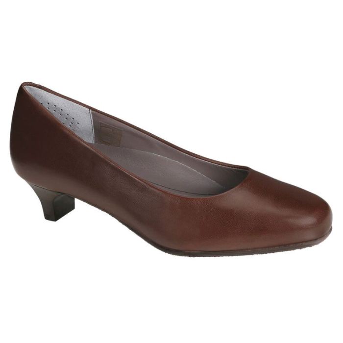 SAS Women's Elaine Kitten Heel-Brown