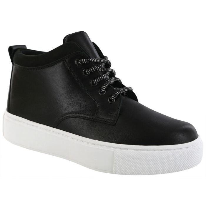 SAS Women's Uplift Lace Up Ankle Boot-Pitch Black