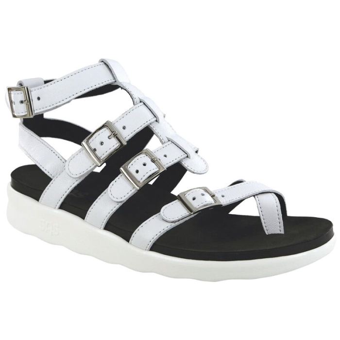 SAS Women's Aria Gladiator Sandal-Chalk