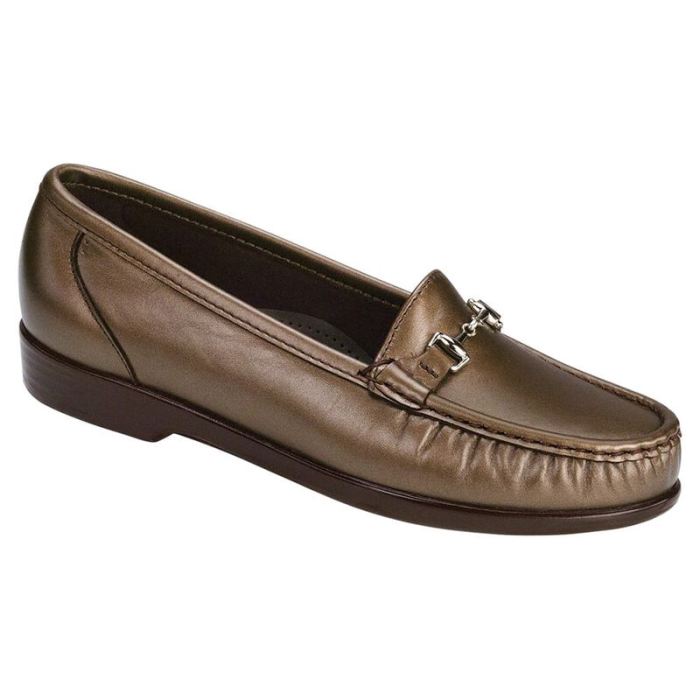 SAS Women's Metro Slip On Loafer-Bronze