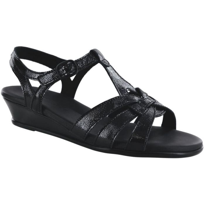 SAS Women's Aurora T-Strap Sandal-Carbon