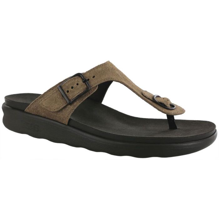 SAS Women's Sanibel T-Strap Slide Sandal-Trail