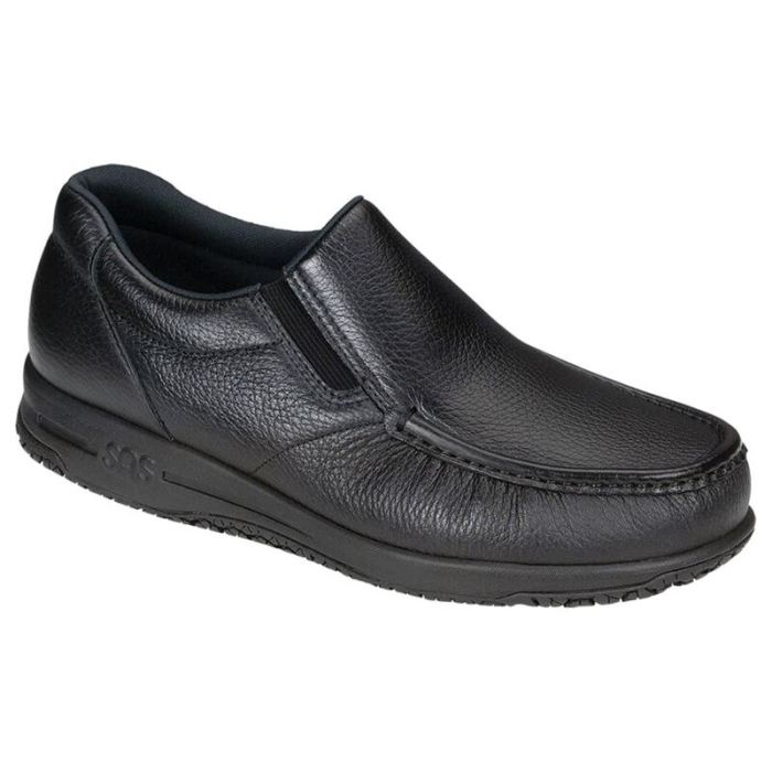 SAS Men's Navigator Non Slip Loafer-Black