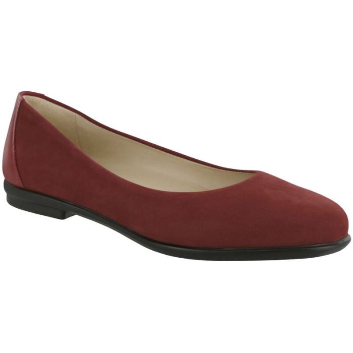 SAS Women's Scenic Ballet Flat-Scarlett Red