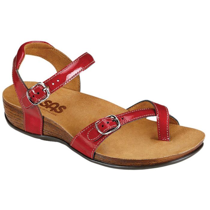 SAS Women's Pampa Toe Loop Sandal-Lipstick