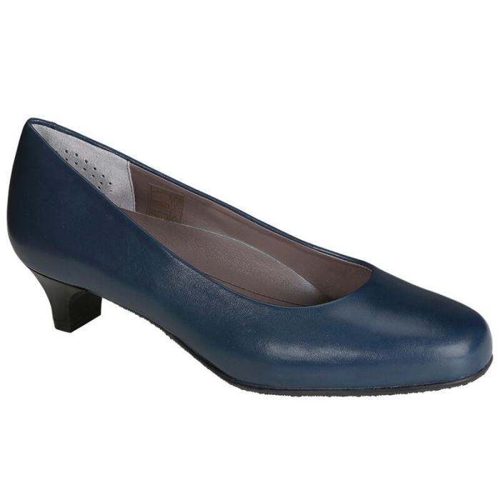 SAS Women's Elaine Kitten Heel-Navy