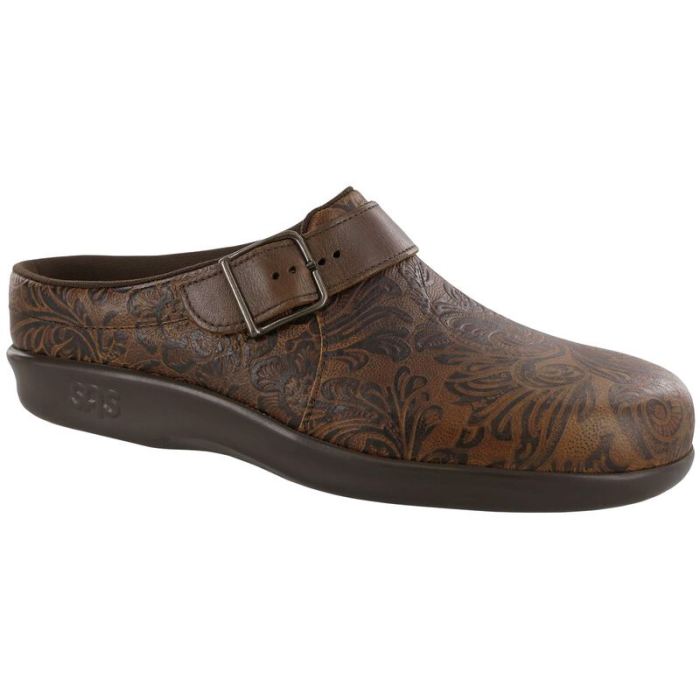 SAS Women's Clog Slip On Loafer-Cowboy Floral