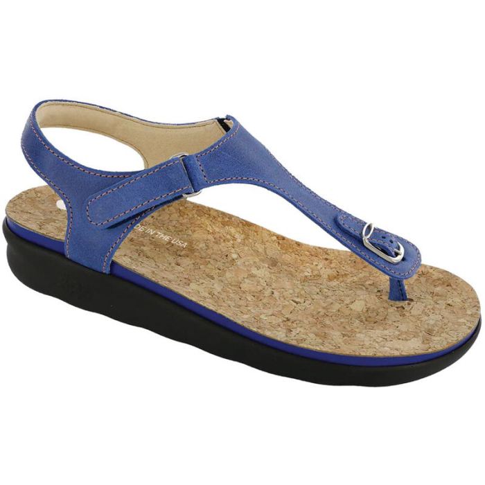 SAS Women's Marina T-Strap Sandal-Blue