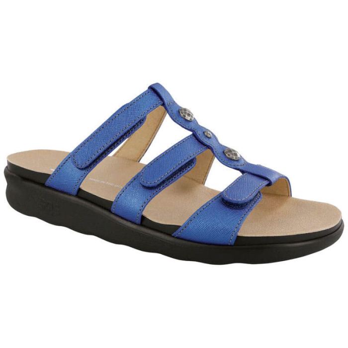 SAS Women's Napoli Slide Sandal-Bluebird