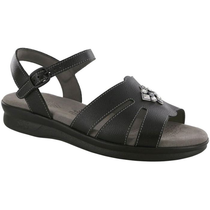 SAS Women's Helena Quarter Strap Sandal-Black