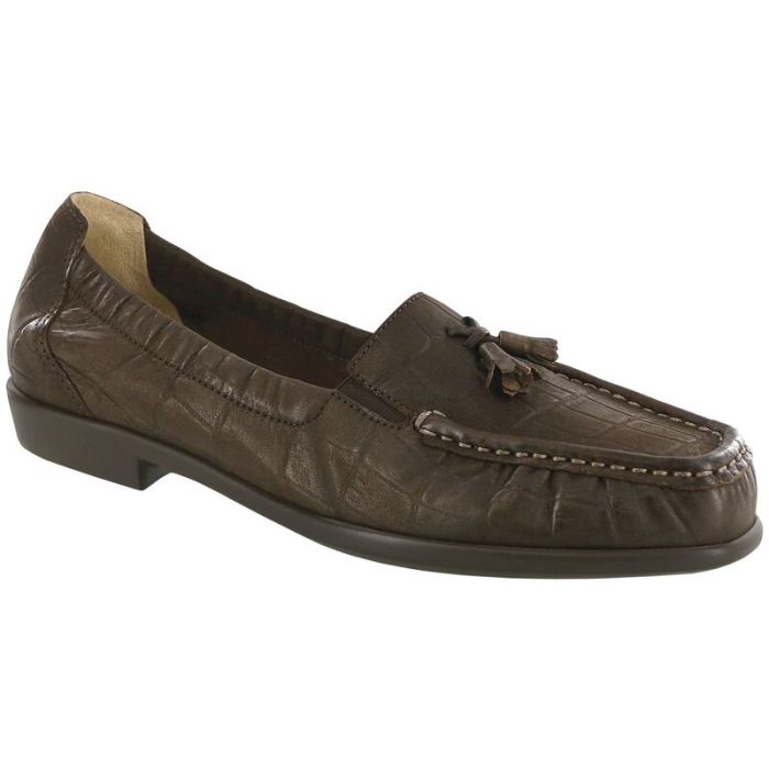 SAS Women's Hope Slip On Loafer-Bronze Croc