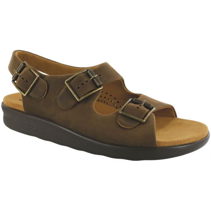 SAS Men's Bravo Heel Strap Sandal-Grizzly