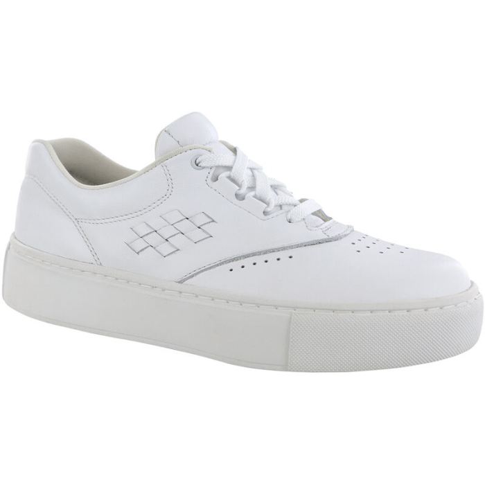 SAS Women's Free Rein Lace Up Sneaker-Chalk