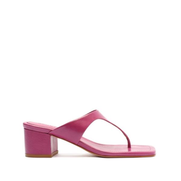 Schutz | Darlin Leather Sandal-Violet Pink