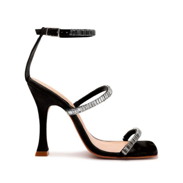 Schutz | Nellina Leather Sandal-Black