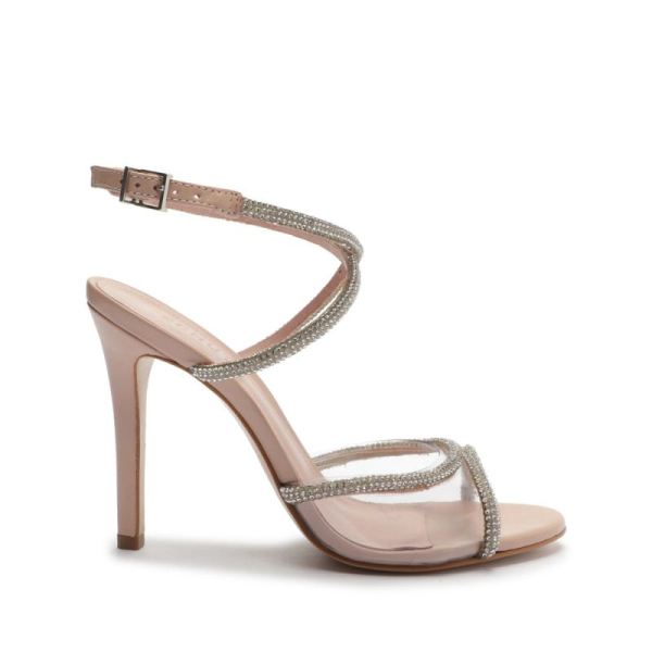 Schutz | Louise Vinyl&Nappa Leather Sandal-Sweet Rose