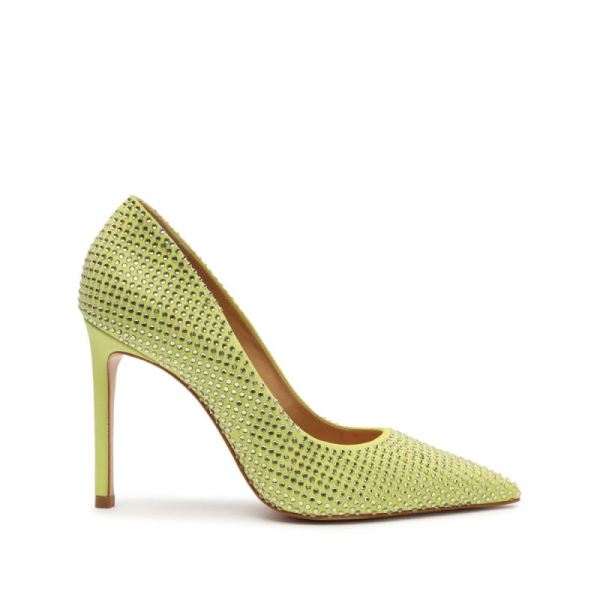 Schutz | Lou Crystal Nubuck Pump-Wild Lime