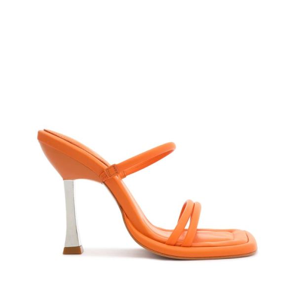 Schutz | Agatha Sandal-Bright Tangerine