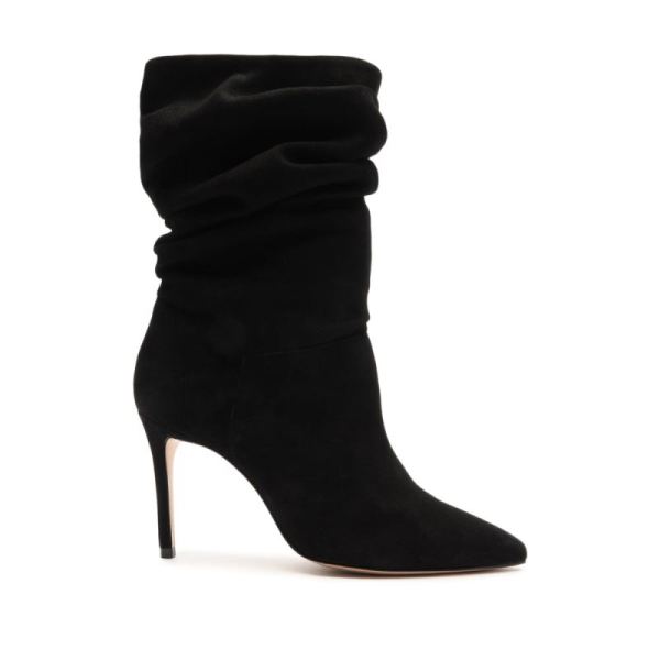 Schutz | Ashlee Suede Bootie-Black