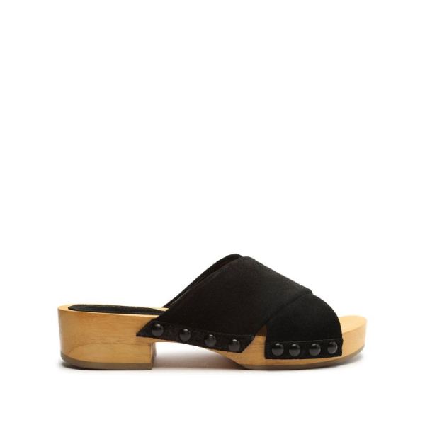 Schutz | Jett Suede Sandal-Black