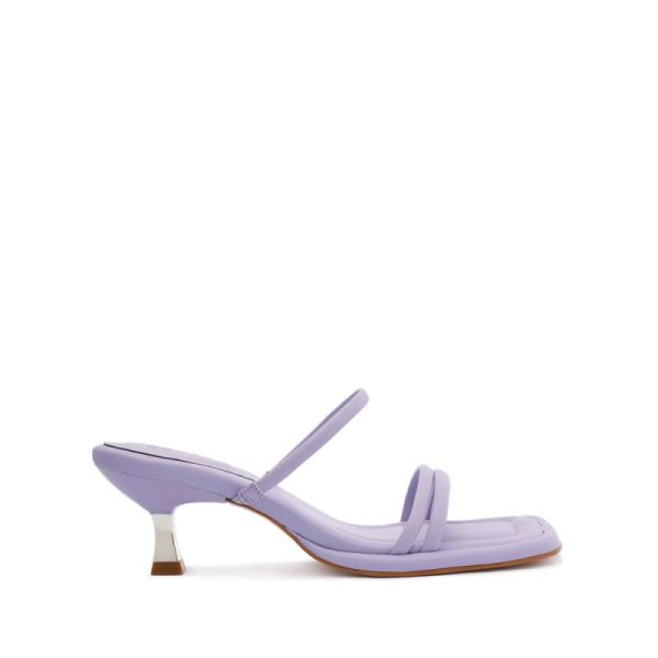 Schutz | Agatha Mid Sandal-Smoky Grape