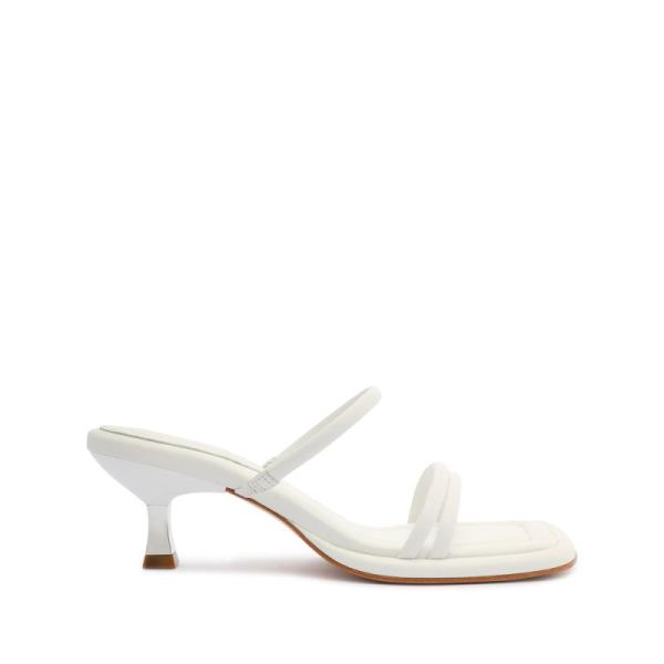 Schutz | Agatha Mid Sandal-White