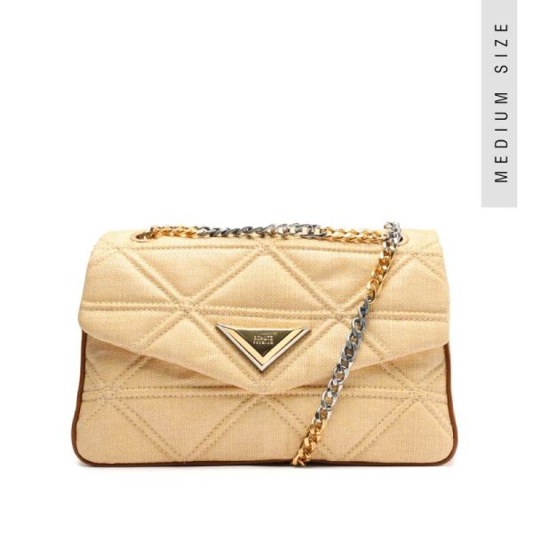 Schutz | New 944 Straw Shoulder Bag-Wood