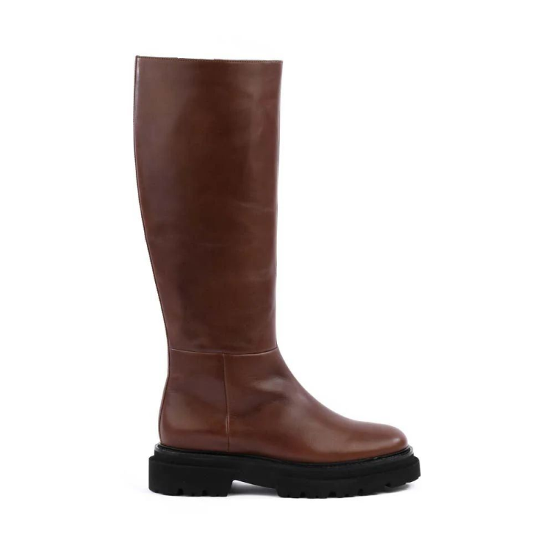 Free Delivery Seychelles | For Women | Meet Me Halfway Tall Boot-Brown