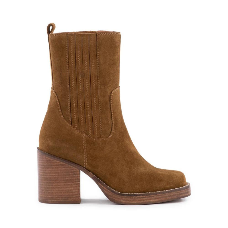 Free Delivery Seychelles | For Women | Sweet Escape Boot-Cognac
