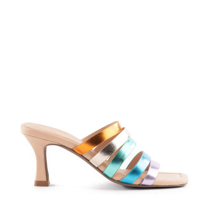 Free Delivery Seychelles | For Women | Big Dreams Heel-Rainbow Mettallic