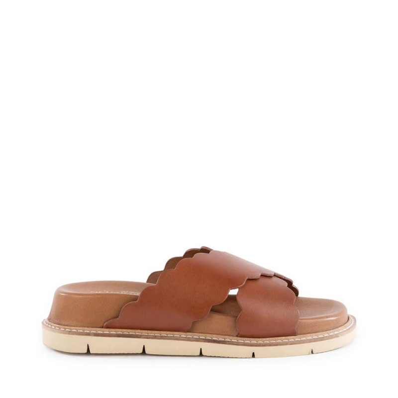 Free Delivery Seychelles | For Women | Woodstock Sandal-Brown