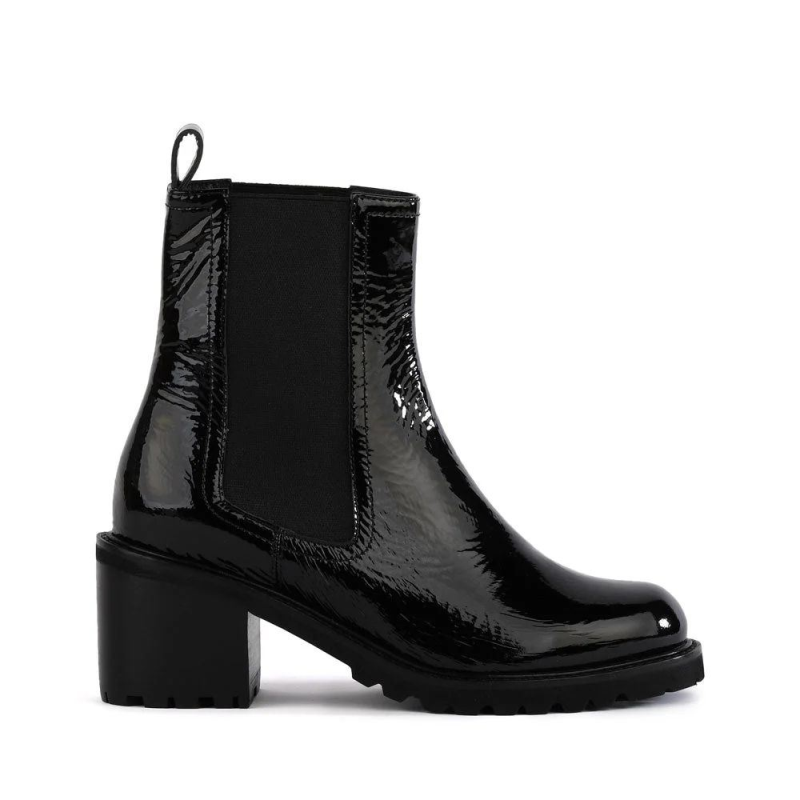 Free Delivery Seychelles | For Women | Far-Fetched Boot-Black Patent