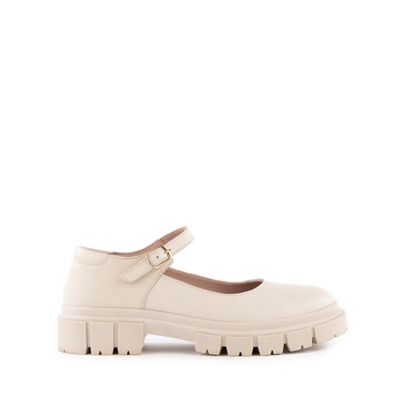 Free Delivery Seychelles | For Women | Alley Cat Mary Jane-Off White