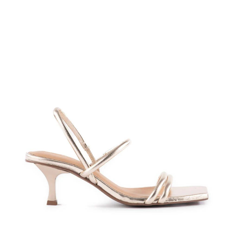 Free Delivery Seychelles | For Women | Banks Heel-Platinum