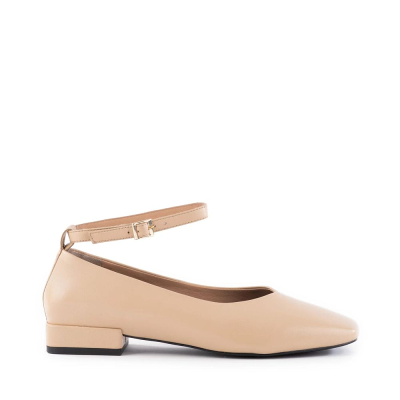 Free Delivery Seychelles | For Women | Pumpkin Flat-Vacchetta