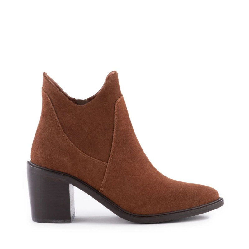 Free Delivery Seychelles | For Women | Pretty Little Bird Boot-Cognac