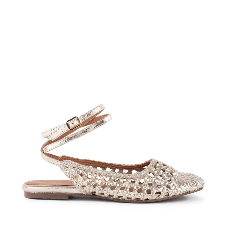 Free Delivery Seychelles | For Women | Monet Flat-Light Gold