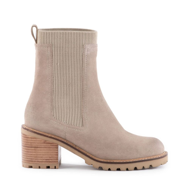 Free Delivery Seychelles | For Women | Far-Fetched Knit Boot-Sand