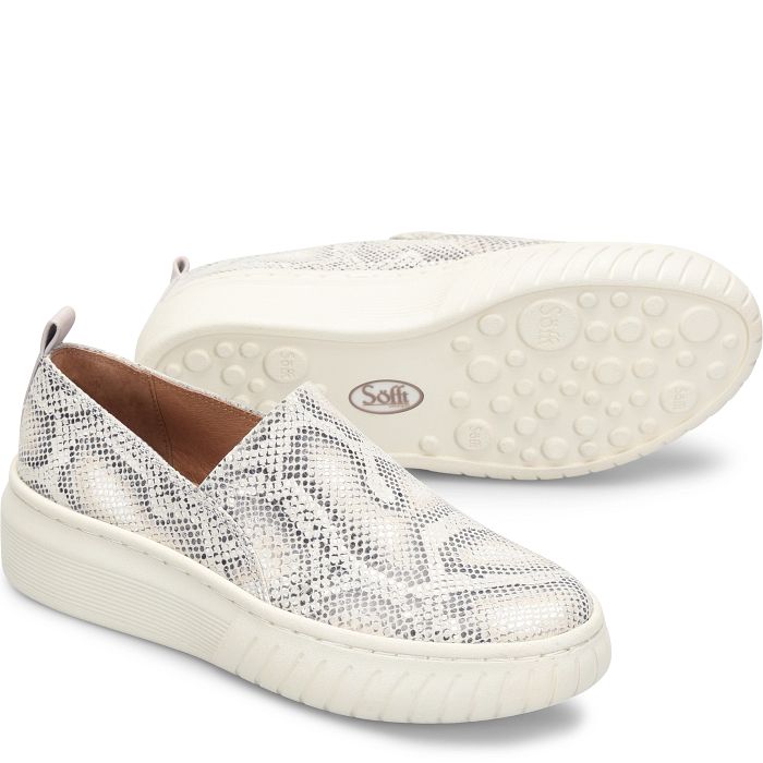 Sofft Women's Potina-White Grey (Animal Print)