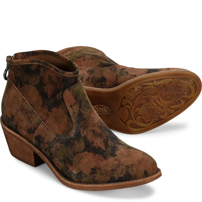 Sofft Women's Aisley-Siena Brown (Floral)