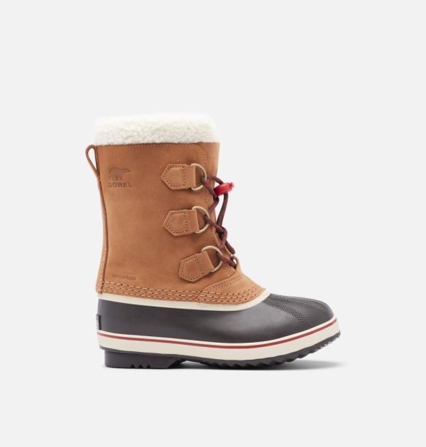 Sorel-Youth Yoot Pac Caribou Boot-Velvet Tan