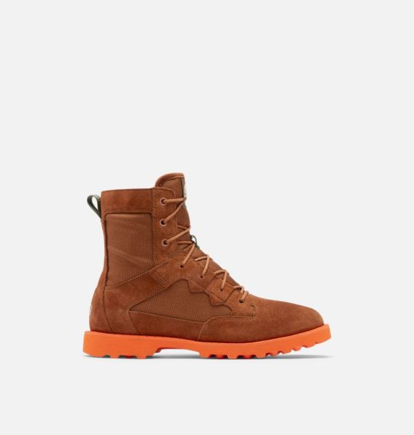 Sorel-Men's Caribou OTM Boot-Dark Amber Spark Orange