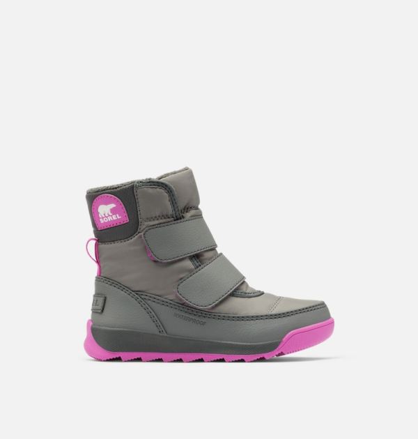 Sorel-Children's Whitney II Strap Boot-Quarry Grill